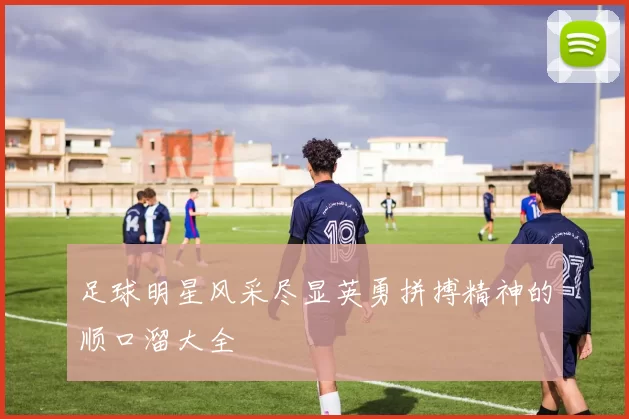 足球明星风采尽显英勇拼搏精神的顺口溜大全