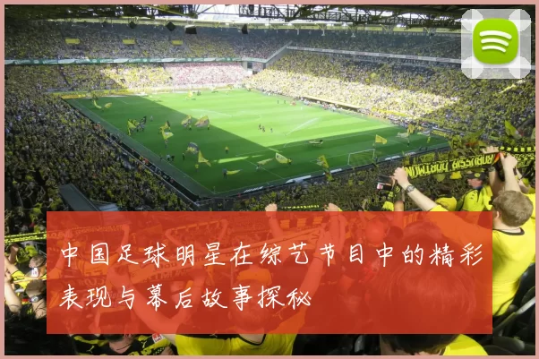 中国足球明星在综艺节目中的精彩表现与幕后故事探秘